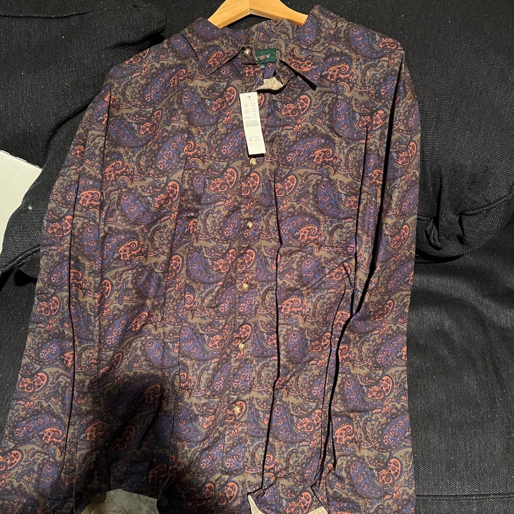 Men’s XXL slim cut JCREW shirt from last season. NWT.